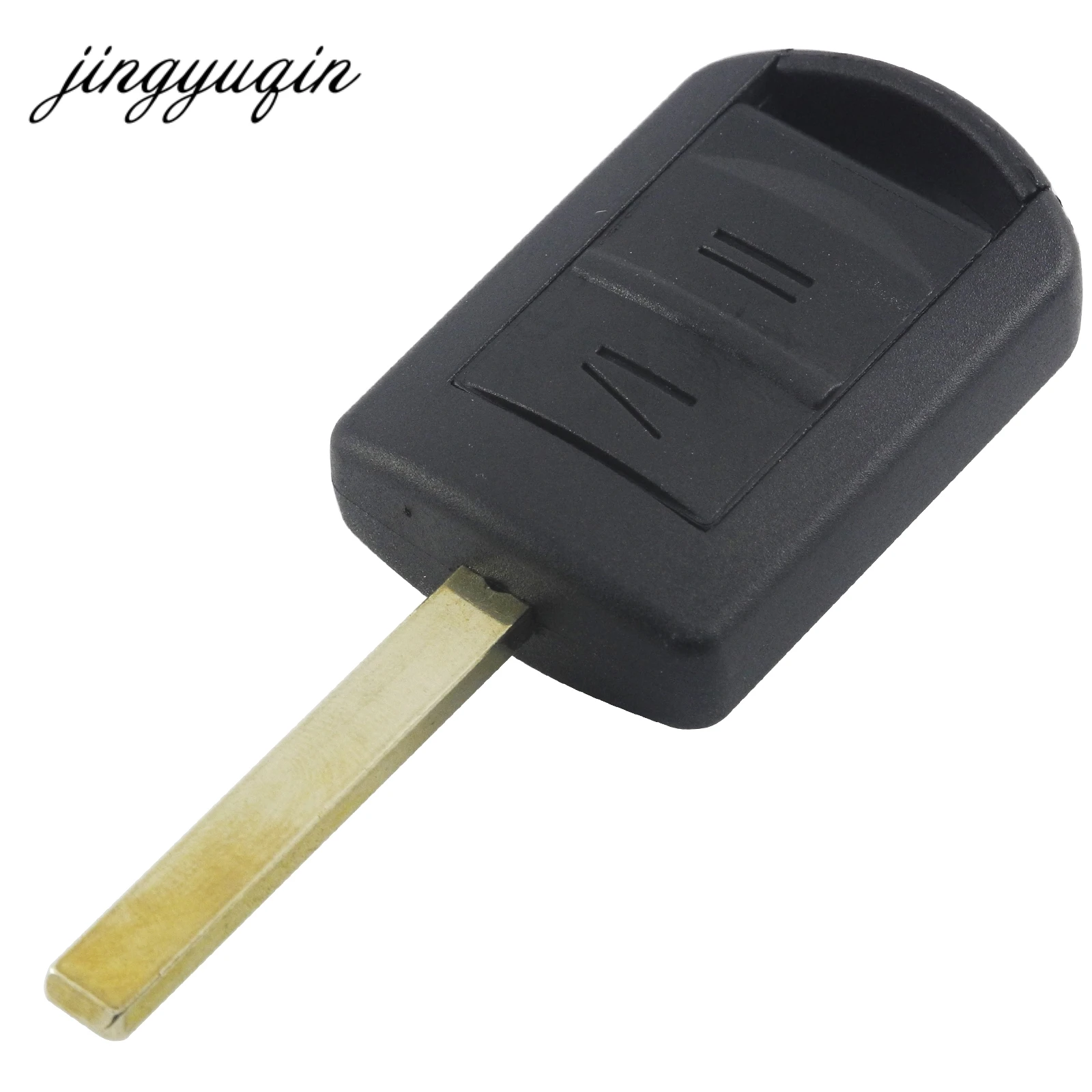 

jingyuqin 2 Button Remote Key Shell for Vauxhall Opel Corsa Agila Meriva Combo Uncut Blade Car Key Case
