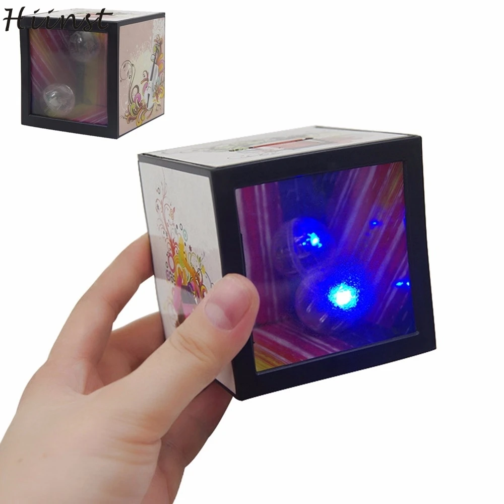 

HIINST Magic Toys Kids Coin Disappeared Money Box Light Toys For Kids Tricks Prop Saving Pot Party Game Toys Children Fun Gift