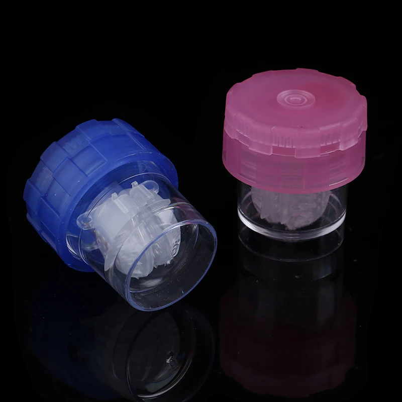 Практичная ручная контактная линза очиститель Шайба футляр для чистки линз контактная линза чистящее устройство