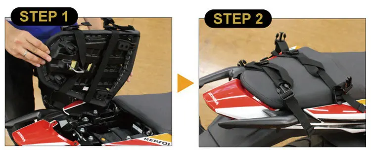 Аутентичный велосипед GP GP968 Мотоцикл Хвост сумка шлем сумка багажная сумка заднее сиденье