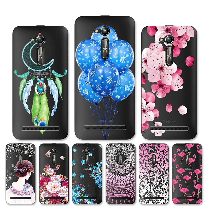 

Transparent Clear Silicon Case For ASUS ZenFone Go ZB500KL Case DIY Patterned Cover ZenFone Go ZB500KL Cover Anti-knock Shell