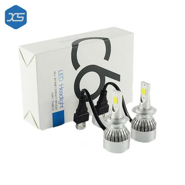 XS C6 bombillas LED HB4 H11 12 V amarillo 3000 K blanco 6000 K auto