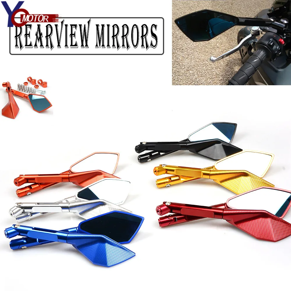 

NEW Motorcycle Rearview Mirrors Rear View Side Mirror FOR MV Agusta DRagsteR 800/RR F3 675 SUZUKI GSR750/GSX-S750 DL650/V-STROM