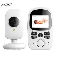 Loozykit 2,4 дюймов беспроводной видео монитор младенца разрешение няня камера безопасности ночное видение температурные мониторы