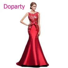 XS3 Gerçek Fotoğraf Anne Gelin Dubai Uzun Kırmızı Dantel Elegent önlük Örgün Mermaid Akşam Elbise ile Düğün Misafirler için Açık geri