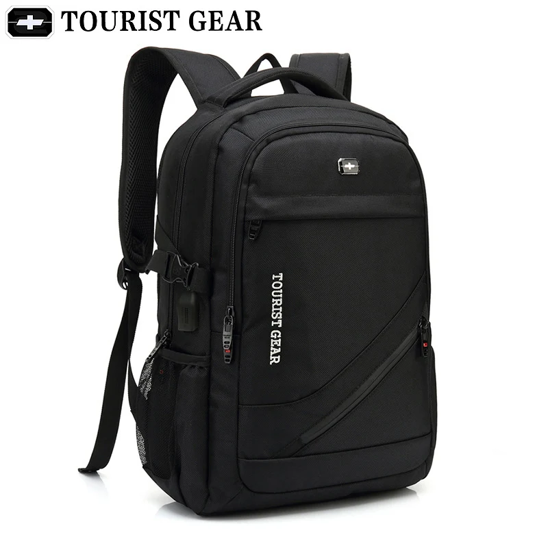 Mochila usb брендовая дизайнерская мужская дорожная сумка мужской швейцарский рюкзак