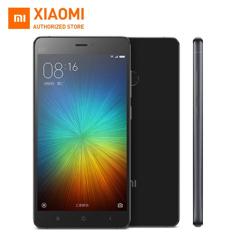  Original Xiaomi Mi4s Mi 4s Mobile Phone Snapdragon 808 Hexa Core 5inch FHD 3GB 64GB 13MP Camera Fingerprint ID  Quick Charge 