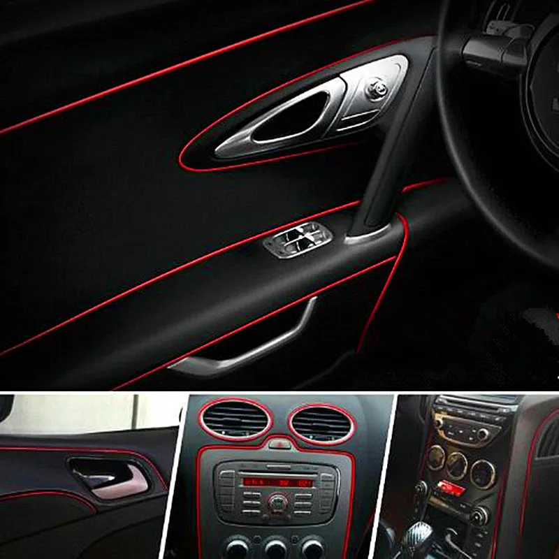 5M Car Interior Decoration Moulding For Lada Granta Kalina HYUNDAI Solaris Golf Polo jeeta Skoda Octavia Fibai Kia Rio