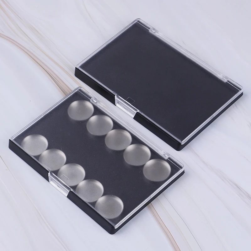 10 Grids Empty Cosmetics Makeup Eyeshadow Concealer Plastic Palette Pans 15* 10* 1cmin