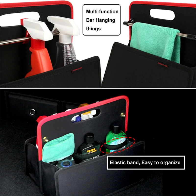 Высокое качество автомобиля мульти-карман органайзер большой емкости складной мешок для хранения багажника укладка организовать грузовой ящик для хранения