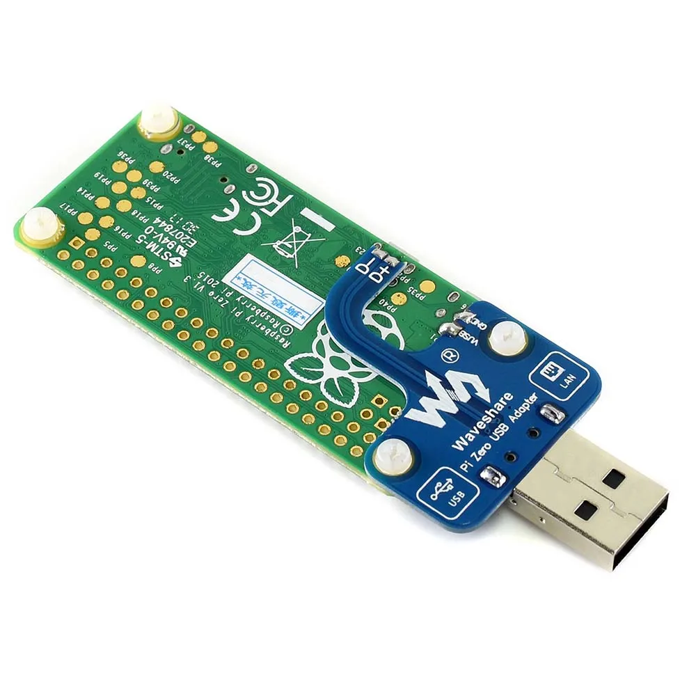 Адаптер Waveshare Pi Zero USB дополнительный разъем для Raspberry Zero/Zero W/Zero WH подключите к
