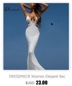 DRESSMECB Новое Летнее Длинное Платье женское элегантное сексуальное платье с глубоким v-образным вырезом с открытой спиной на тонких бретельках с высокой талией длиной до пола