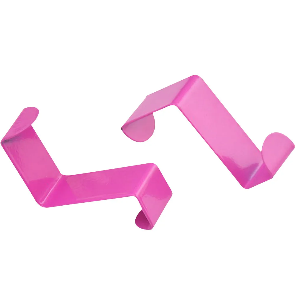 2PC key holder wall accessories Color Stainless Steel Double Door Back