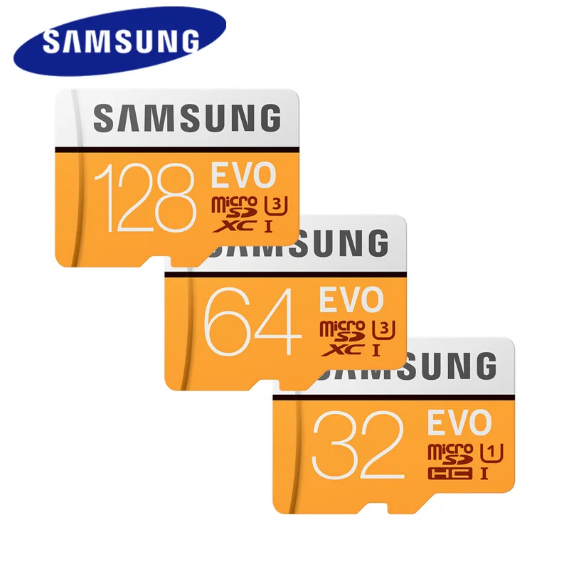 SAMSUNG карта памяти Micro SD карта, карта памяти Micro SD 32 gb 64GB 128 gb Microsd карты памяти SDHC C10 UHS-1 Макс 95 МБ/с. флэш-памяти TF карты памяти EVO SDXC 4K класса 10