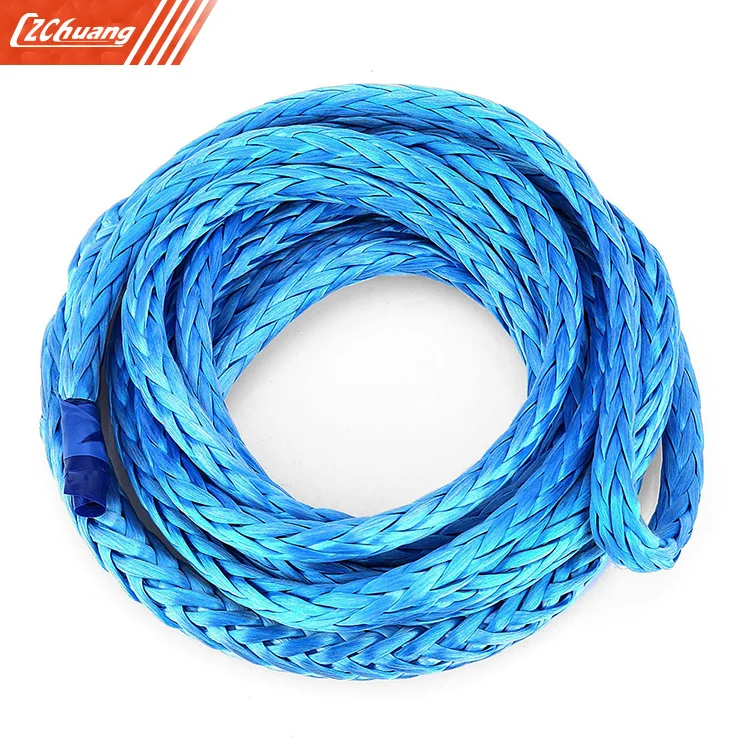 Car Winch Rope 1/4 inch 8 feet Standard 7000lbs Breaking Strength 23