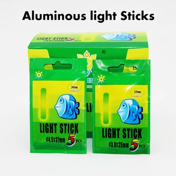 

25Pcs/pack Visiblity 15M And 30M Diameter 3.0mm 4.5 Mm Fishing Fluorescent Lightstick Light Night Float Rod Lights