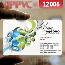 12006 изготовление визиток онлайн-матовые лица прозрачная карта тонкий 0,36 мм