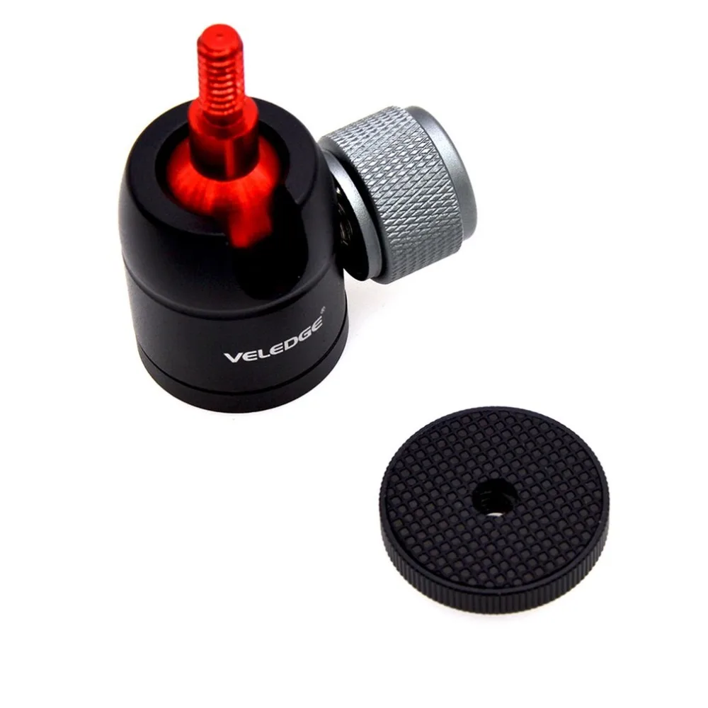 VD-M0A luminum мини-штатив шаровая Головка с резьбой 1/", Штативная головка для смартфонов iPhone X/легких камер