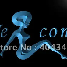 LB753-афро-американский Mu лоскут муфта Добро пожаловать свет знак