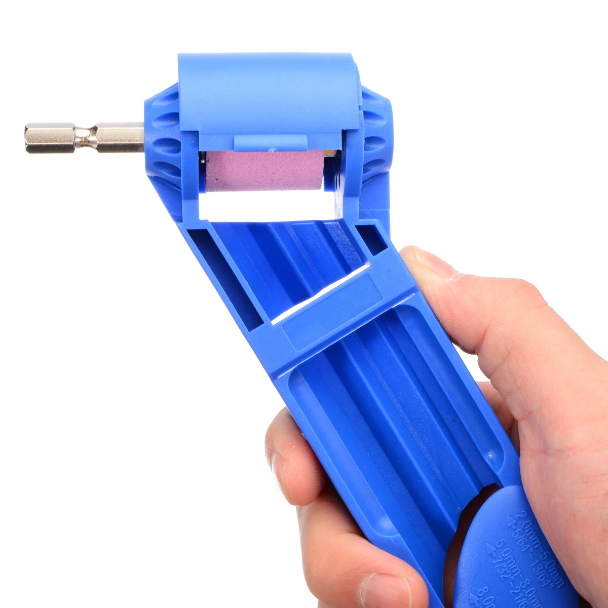 

1Pc Drill Bit Grinder New Drill Bit Sharpener Corundum Grinding Wheel Drill Bit Sharpener Titanium Drill Powered Tool Mayitr