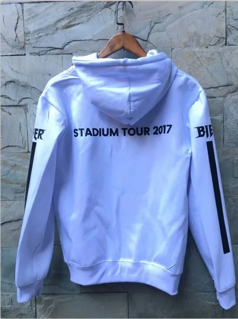 HZIJUE Bieber Stadium whoose Tour флисовые желтые толстовки В Стиле Хип-хоп с полосатым принтом уличная толстовка мужская кофта с капюшоном в стиле "SWAG" S-XXL