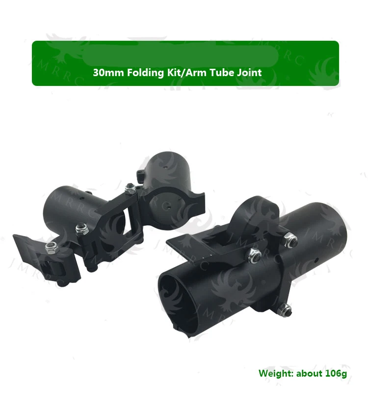 Yuenhoang 1PC 30MM Carbon Tube Clamp Plant Protection Drone Frame Folding Motor Mount Aluminum D30 Foldable Kit Arm Tube Joint