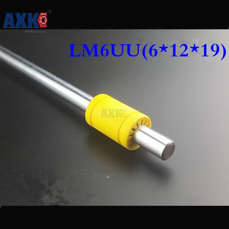 10PCS LM6UU 6mm Linear Ball Bearing Bush Bushing 6mmx12mmx19mm For 3D Printer 