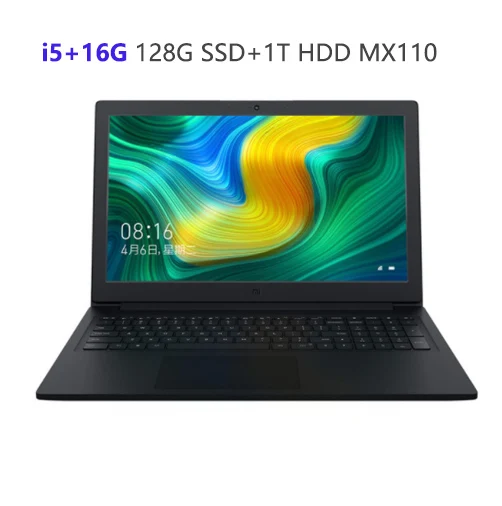 Xiaomi Mi ноутбук 15,6 ''Intel Core ноутбуки 128GB SSD+ 1 ТБ HDD i5/i7 NVIDIA GeForce MX110 выделенная карта для ноутбука Win 10 - Цвет: i5 16GB