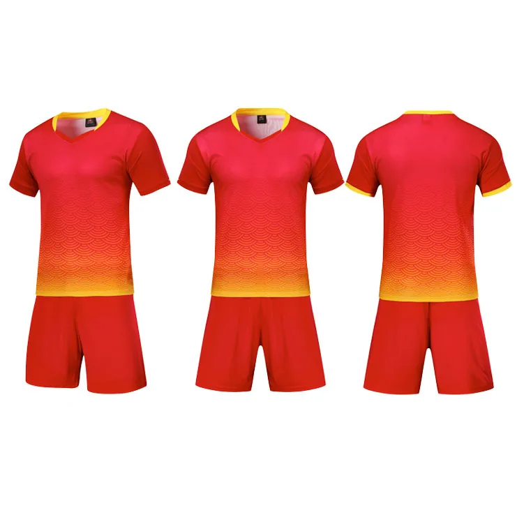 Сезон мужские дети пустой бег Футбол Джерси комплекты униформы Футбольная форма спортивные костюмы настроить
