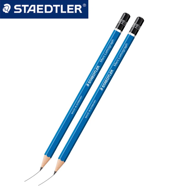 

2PCS German STAEDTLER 100 Blue Rod Writing Drawing Pencil Sketch Pencil Centennial Classic Drawing Student Writing Tool