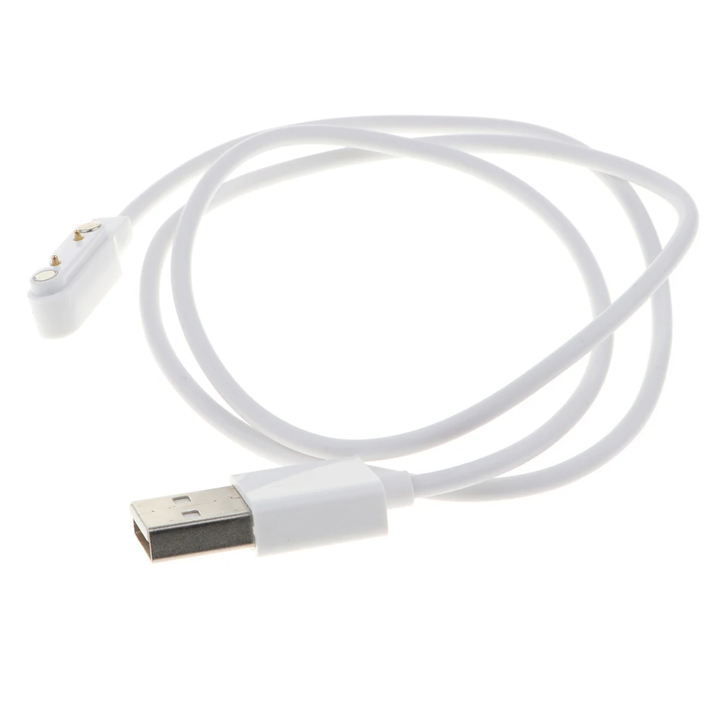 USB Watch Charging Cable Magnetic Charger Dock For 2 Pin Smart Watch 7.62mm