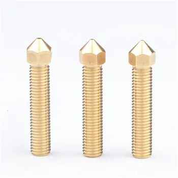 

Funssor 1pcs 0.4mm MK10 long Nozzle 1.75mm length brass nozzle M7 thread
