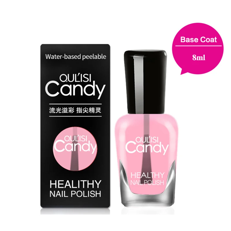 

Base Coat Primer Gel Nail Polish Set Liquid Top Coat Peel Off Nail Care Oil Nails Tools 8ml Brightening New in Nail Art Design