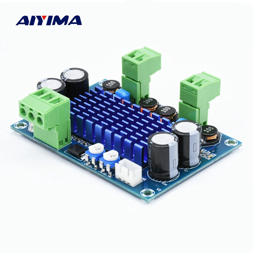 AIYIMA TPA3116D2 усилитель мощности плата 2*120 Вт Высокая мощность 2 0 канал TPA3116DAudio Amplificador