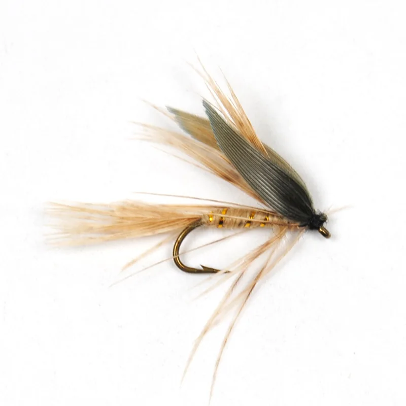 10PCS 10 Wet Fly Blue Dull / Blue Quill Trout Fishing May Flies Wifreo