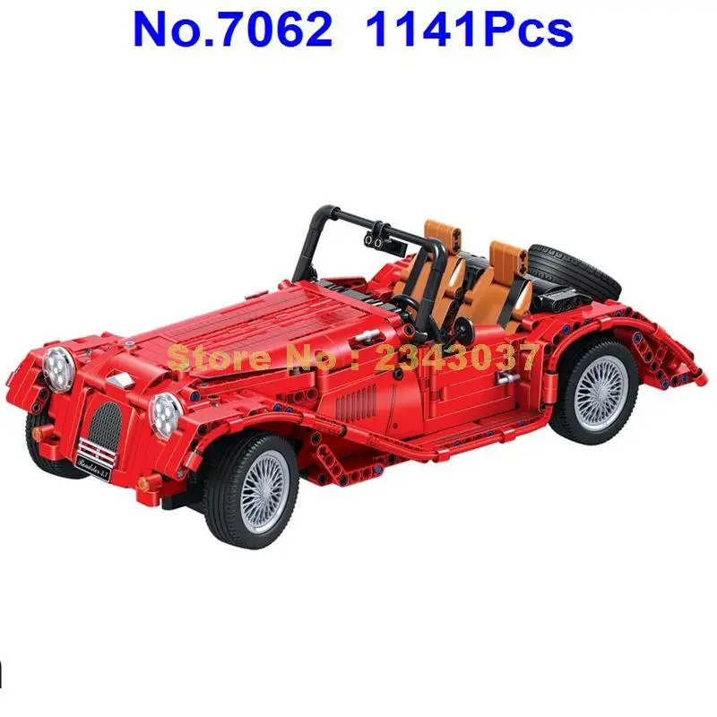 7062 1141pcs Convertible Roadster Vintage Old Classic Car Winner Building Block Toy | Игрушки и хобби