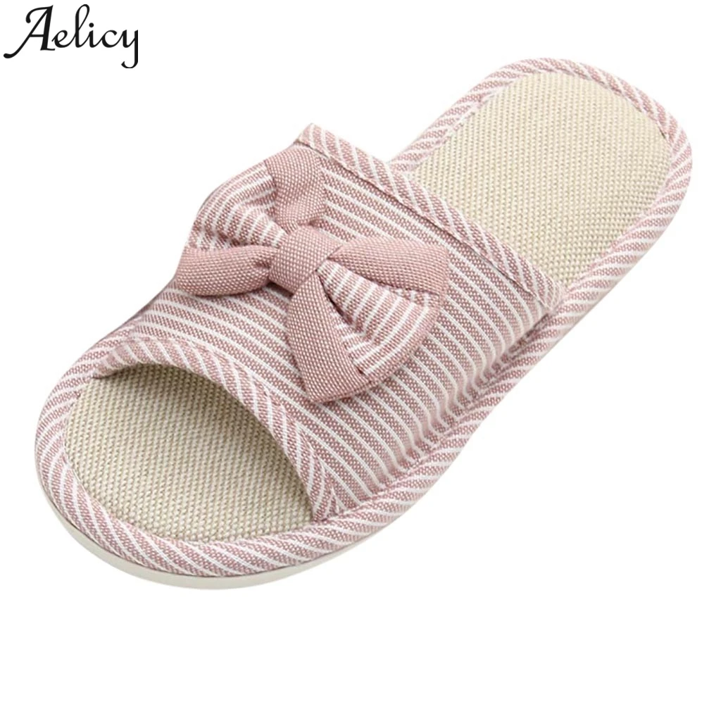 

JAYCOSIN 2019 2019 Cartoon Cat Non-slip Warm Woman Casual Home Slides Slippers Linen Beach Flip Flops Indoor Slipper Soft