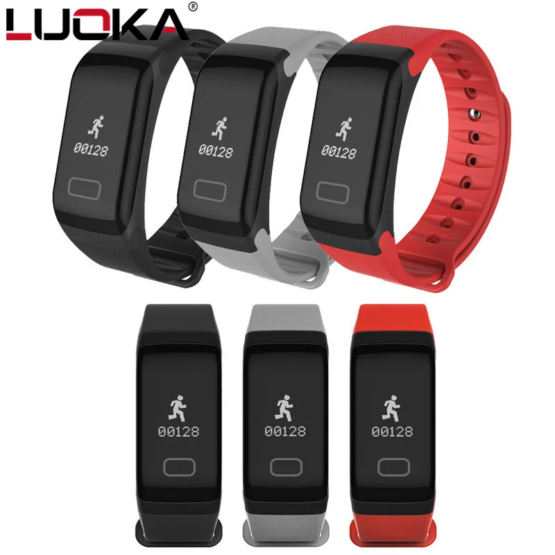  LUOKA Smart Bracelet F1 Fitness Tracker Wristband Heart Rate Monitor Smartbracelet Blood Pressure W - 32902941052
