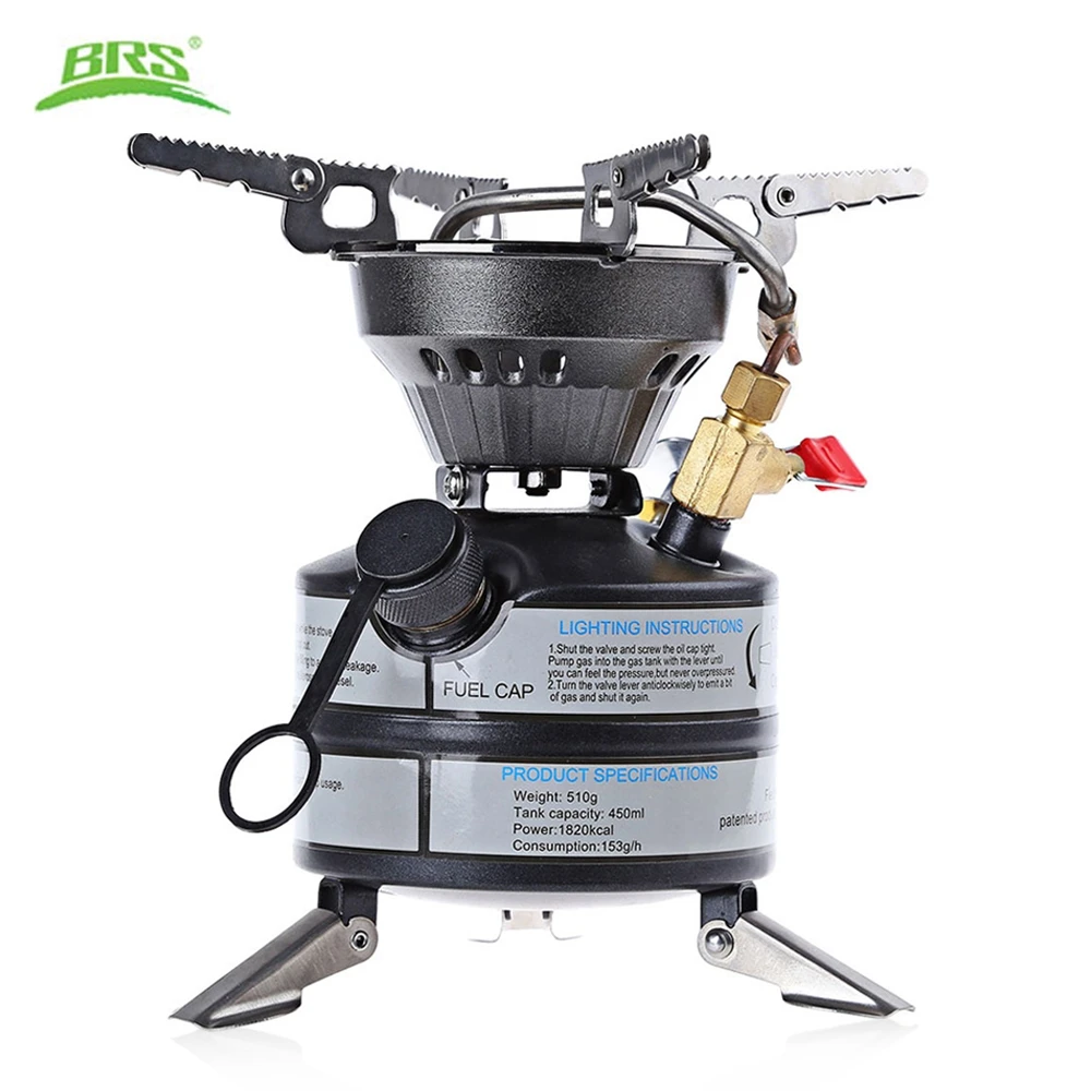 BRS 12A Outdoor Camping Cooking One piece Gas Stove Light Gas Quenching
