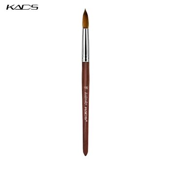 

Wholesale 5PCS Kolinsky Sable 16# Pen Red Wood Acrylic Brush for nail art Nail Art Manicure tool acrylic nail brushes