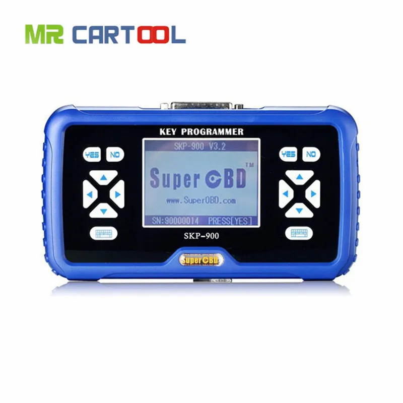 

Super OBD 2 Skp900 Car Key Programmer Tool V5.0 Hand Held OBD2 Universal Auto SKP 900 Software Update Online PK T300 Ck100