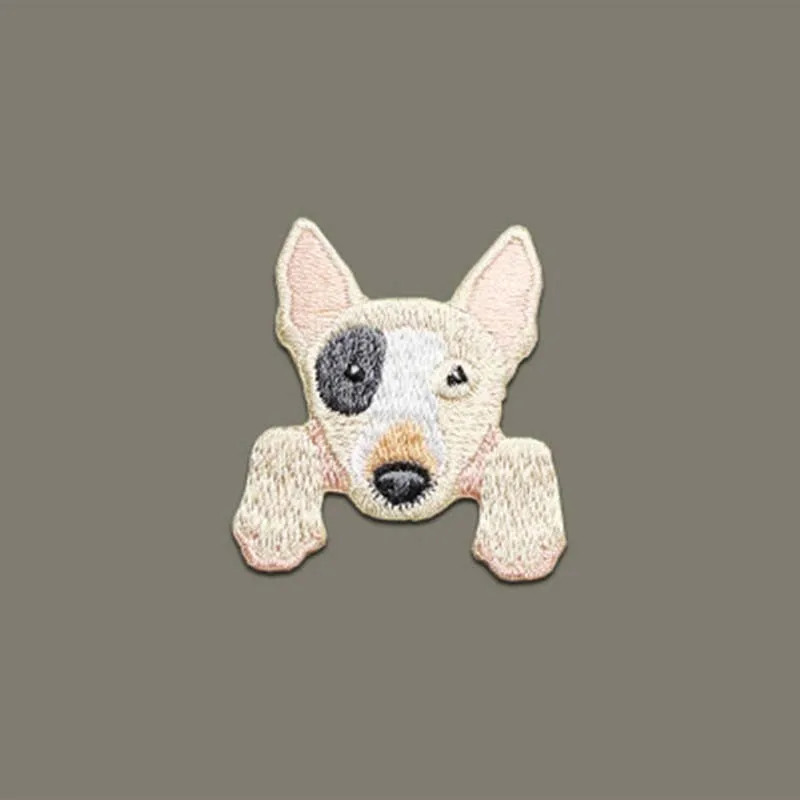 Cute Chihuahua Shiba Dog Embroidered Patch for Clothing and Accessories