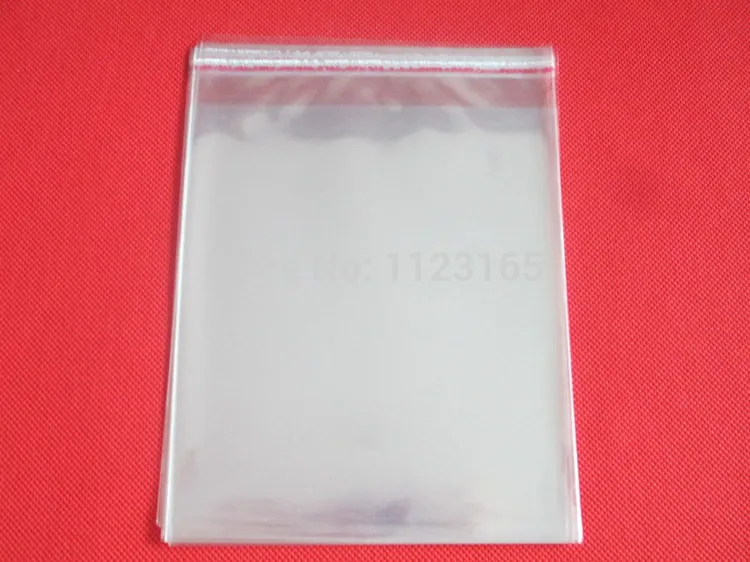 

100pieces/lot 20*30cm Self Adhesive Seal OPP bag - All clear plastic poly bags books/fabric/card packing pouch self-sealed