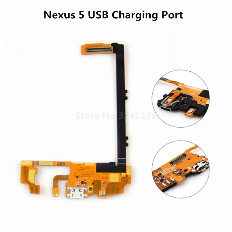 

USB Charger Charging Port For LG for Nexus 5 D820 D821 Mic Microphone dock connector flex cable