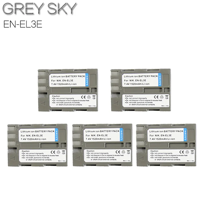 

1520mAhEN-EL3E ENEL3E Camera Battery Pack for Nikon D90 D80 D300 D300s D700 D200 D70 D50 D70s D100 D-100 D-300 D-70 D-90