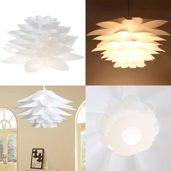 

DIY Lily Lotus IQ Puzzle Pendant Lampshade Cafe Restaurant Ceiling Hanging Lamp