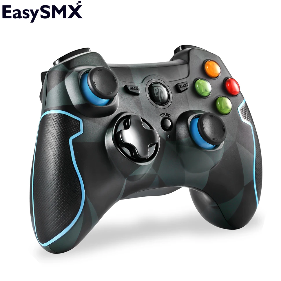 

EasySMX ESM-9013 Gamepad 2.4G Wireless Game Controller Joysticks Dual Vibration TURBO for PS3 Android Phone Tablet PC Camouflage