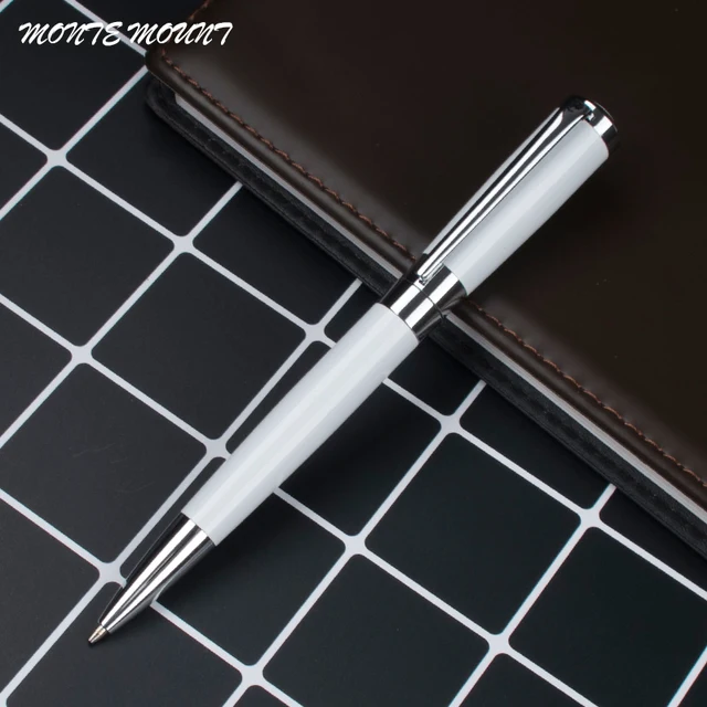 Monte Mount Suk109 Luxury Ballpoint Pen With Silver Clip Executive Monte Mount Suk109 Luxury Ballpoint Pen With Silver Clip Executive Office Stationery Writing Brand Pens
