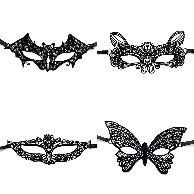 

Qianyun Black Women Sexy Lace Eye Mask Party Masks For Masquerade Halloween Venetian Costumes Carnival Mask For Anonymous Mardi