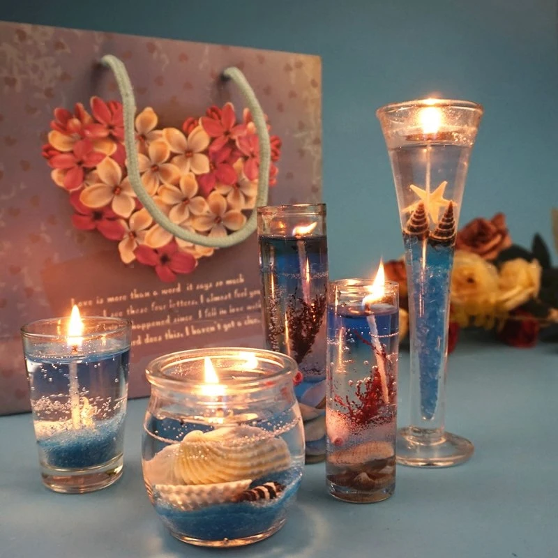 Jelly Candle Ocean Gift night light Creative Perfume Romantic Valentine 's Day Birthday Gift lamps ZA111707